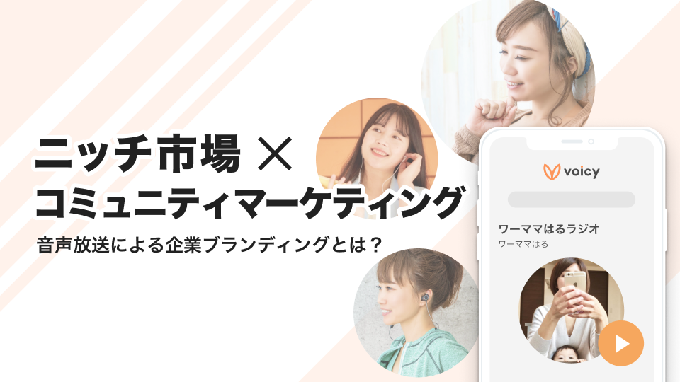 音声放送による、ニッチ市場に効果的な企業ブランディングとは? 〜コミュニティマーケティング最新事例〜