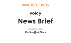 独裁政治を英語で言うと？Voicy News Brief with articles from The New York Times 10/11-10/15 ニュースまとめ