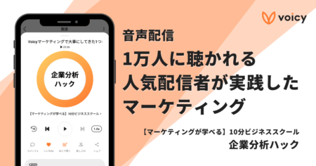 【音声配信】1万人に聴かれる人気配信者が実践したマーケティング